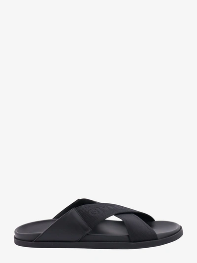 Shop Givenchy Man G Plage Man Black Sandals