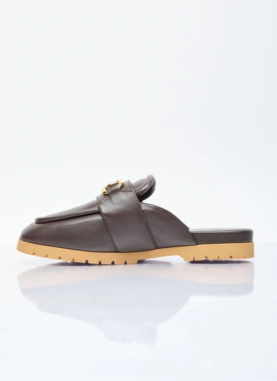 Shop Gucci Men Horsebit Mules In Brown