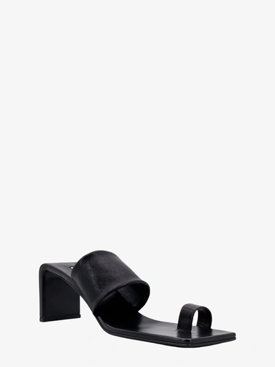 Shop Jil Sander Woman Sandals Woman Black Sandals