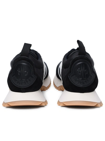 Shop Moncler Woman  'pacey' Black Polyamide Sneakers