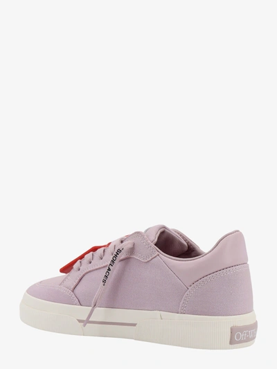 Shop Off-white Off White Woman New Low Vulcanized Woman Purple Sneakers
