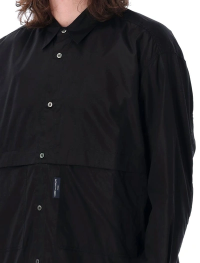 Shop Comme Des Garçons Homme Deux Comme Des Garçons Homme Concealed Pockets Shirt In Black