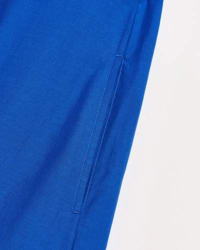 Shop Billy Reid Patch Tiered Dress In Cobalt Blue