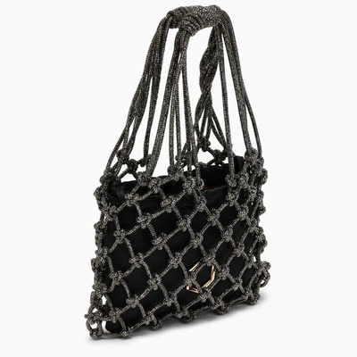 Shop Hibourama Carrie Mini Bag With Hematite In Grey