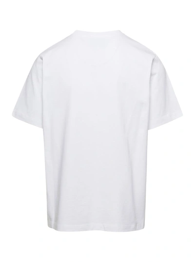 Shop Casablanca White Triomphe D'orange Logo T-shirt In Cotton Man