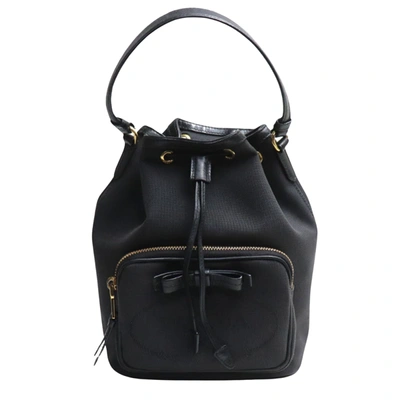 Shop Prada Bucket Bag Synthetic Handbag () In Black