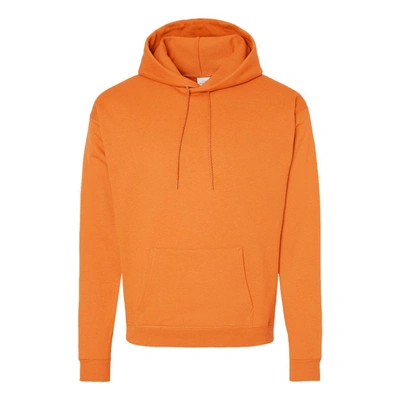 Shop Hanes Ecosmart Hooded Sweatshirt In Orange
