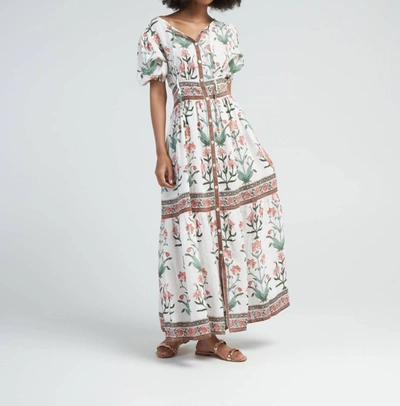 Shop Hannah Artwear Camilla Dress In Vermillion In Multi