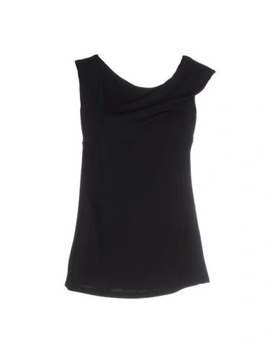 Shop Emporio Armani Tank Top In Black