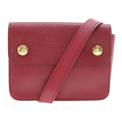 Shop Hermes - Leather Clutch Bag () In Red