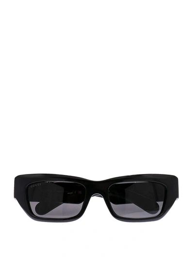 Shop Gucci Sunglasses In Black