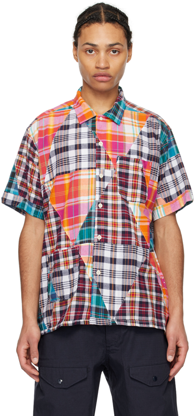 Shop Engineered Garments Multicolor Patchwork Shirt In Sw013 Multi Color Tr