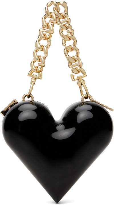 Shop Gcds Black Heart Bag In 99 Nero