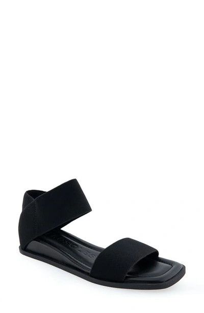 Shop Aerosoles Bente Sandal In Black Elastic