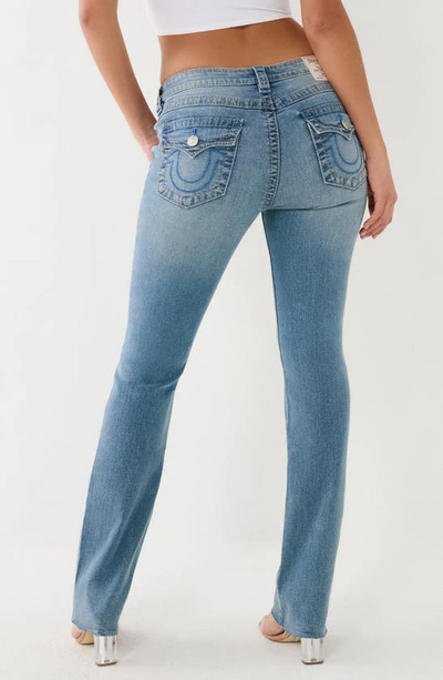 Shop True Religion Brand Jeans Billie Mid Rise Straight Leg Jeans In Medium Viper