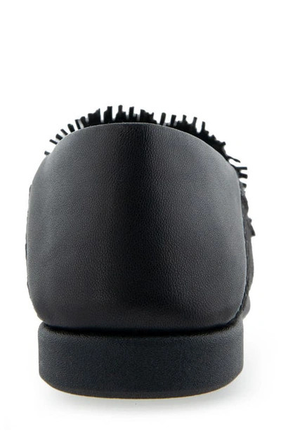 Shop Aerosoles Brik Woven Loafer In Black Raffia