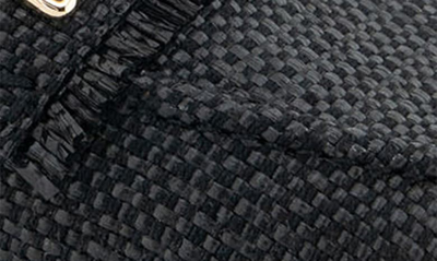 Shop Aerosoles Brik Woven Loafer In Black Raffia