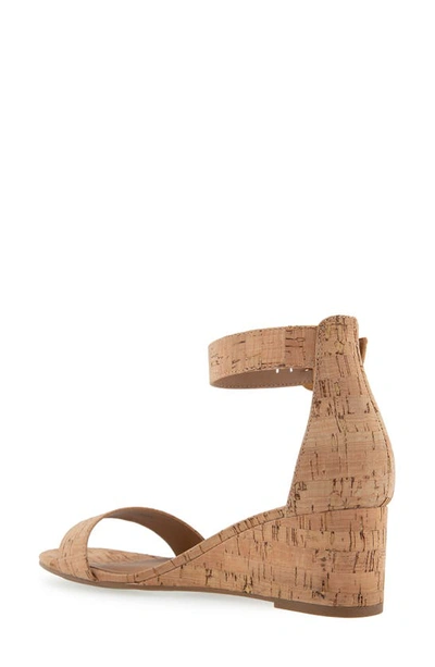 Shop Aerosoles Willis Wedge Heel Sandal In Cork Combo