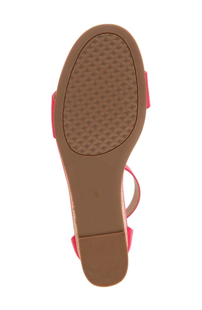 Shop Aerosoles Willis Wedge Heel Sandal In Virtual Pink Pu