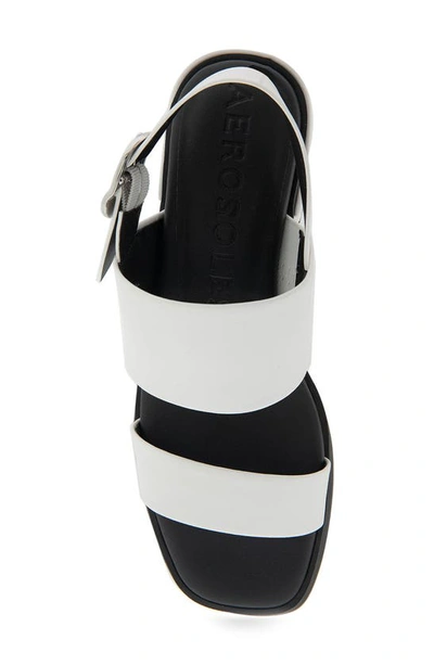 Aerosoles Dove Platform Sandal In White