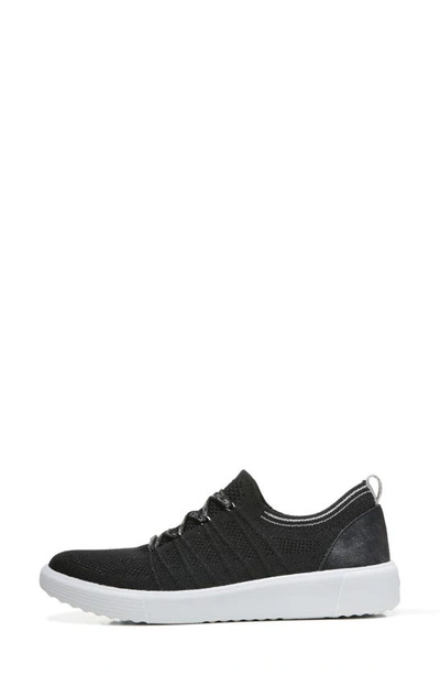 Shop Bzees March On Sneakers In Black Metallic Engineered Knit