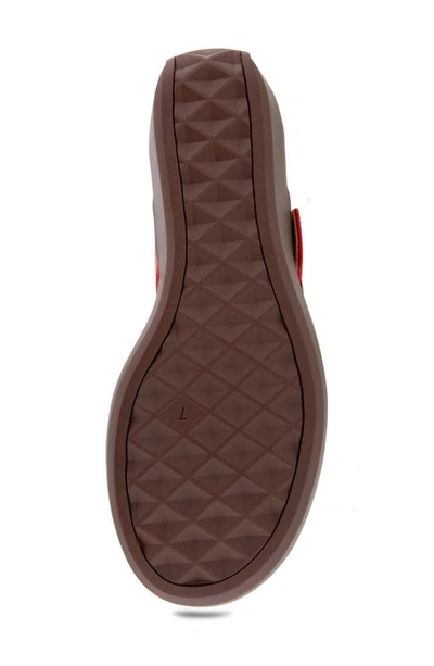 Shop Aerosoles Izola Wedge Sandal In Racing Red Pu Leather