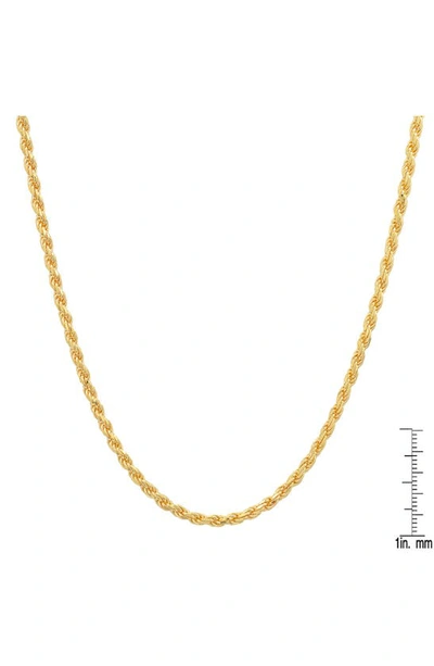 Shop Hmy Jewelry Rope Chain Necklace In Gold