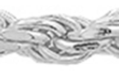 Hmy Jewelry Rope Chain Necklace In Silver