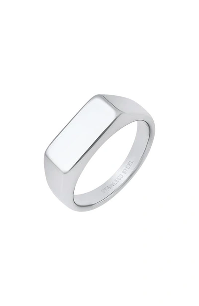 Hmy Jewelry Bar Ring In Silver
