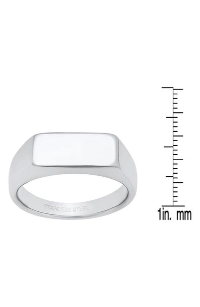 Shop Hmy Jewelry Bar Ring In Silver