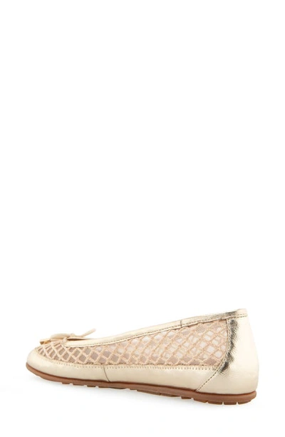 Shop Aerosoles Palma Flat In Natural Mesh