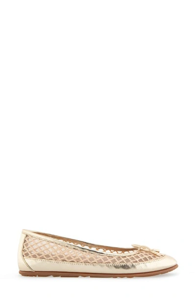 Shop Aerosoles Palma Flat In Natural Mesh