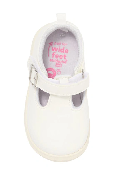 Shop Stride Rite Kids' Rena Mary Jane Flat In White