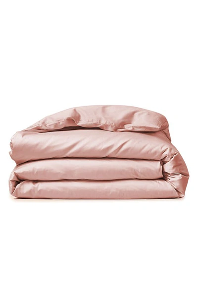 Shop Eucalypso Heavenly Tencel® Lyocell Duvet Cover In Whisper Pink