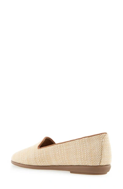 Shop Aerosoles Betunia Smoking Slipper In Natural Raffia