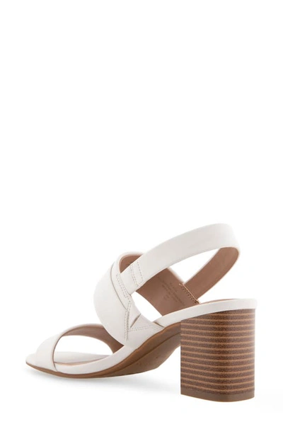 Shop Aerosoles Ellazia Slingback Sandal In Eggnog Pu Leather