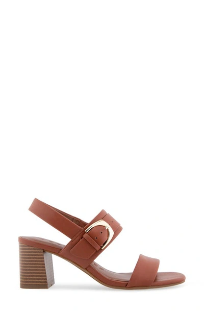 Shop Aerosoles Ellazia Slingback Sandal In Ginger Bread Pu