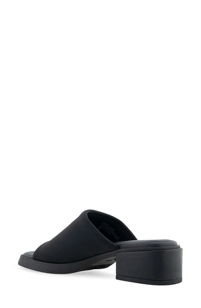 Shop Aerosoles Denise Platform Sandal In Black Stretch