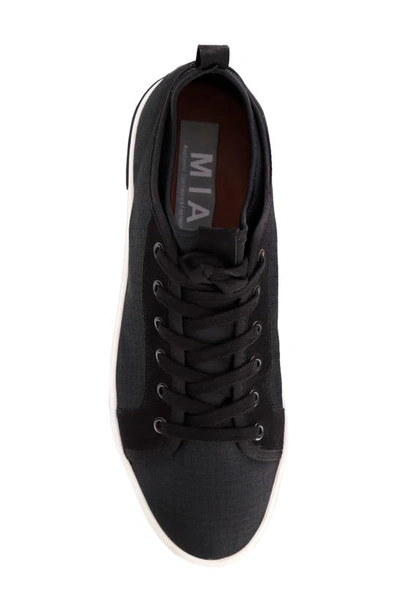 Shop Strauss And Ramm Leather Sneaker In Black