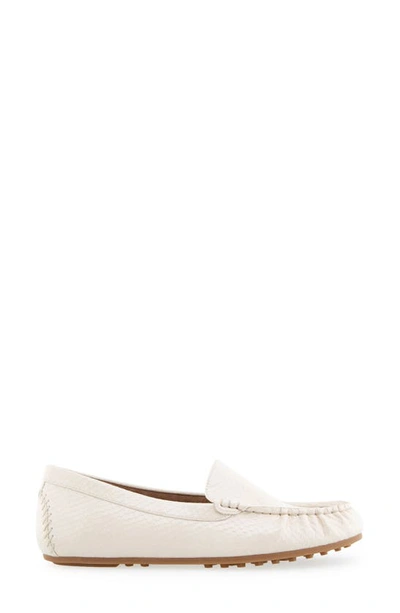 Aerosoles Over Drive Loafer In Eggnog Snake Patent Pu