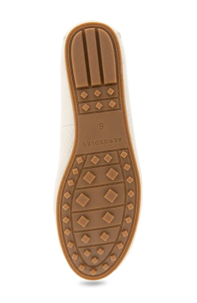 Aerosoles Over Drive Loafer In Eggnog Snake Patent Pu