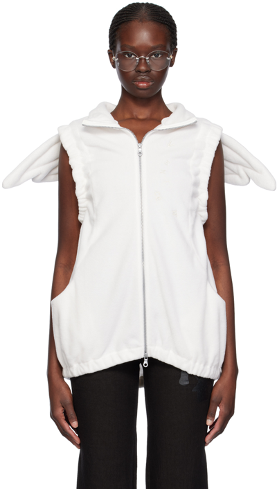 Shop Venicew Ssense Exclusive White Wings Vest