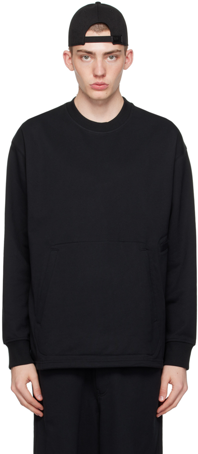 Shop Y-3 Black Pocket Sweatshirt