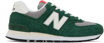 Shop New Balance Green 574 Sneakers In Nightwatch Green