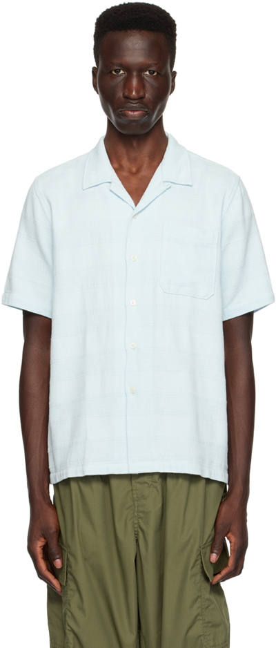 Shop Universal Works Blue Road Shirt In Sky