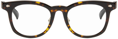 Shop Meanswhile Brown Flip-up Transition Color Glasses In Demi/brown