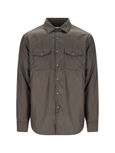 Aspesi Jacket With Chest Pockets And Long Sleeves In Brown