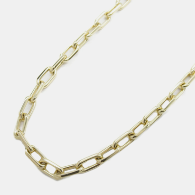 Pre-owned Cartier 18k Yellow Gold Spartacus Chain Necklace