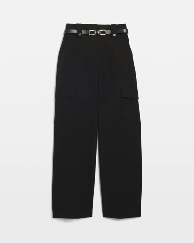 White House Black Market Utility Wide-leg Pants In Black