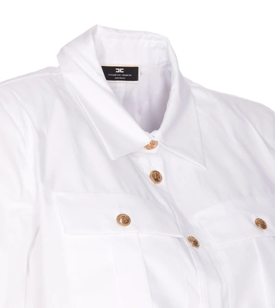 Shop Elisabetta Franchi Shirts In White